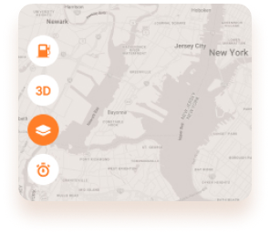 Maps in satellite view
