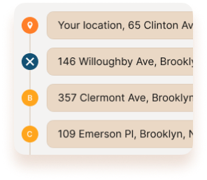 Remove stops
